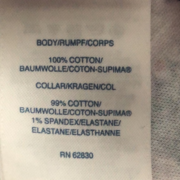 Land’s End Blue Pink Paisley Polo Style Shirt size Large Petite - Picture 8 of 9